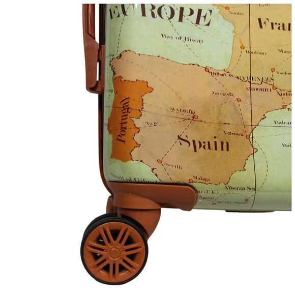 NEW - World Traveler Europe 2-Piece Hardside Polycarbonate Carry-On Luggage Set - Picture 10 of 13